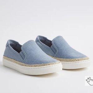 Torrid Denim Canvas Slip On Wide Width